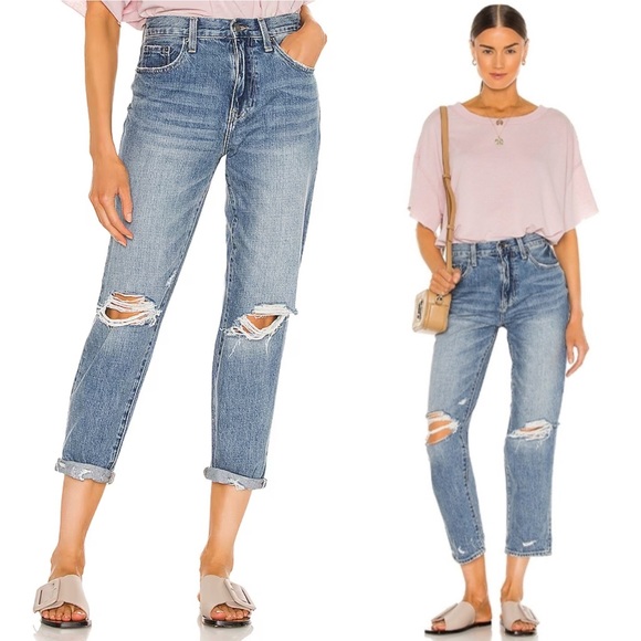 pistola Denim - Pistola Presley High Rise Relaxed Roller Jeans Revolve